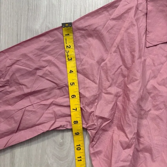 Haute Monde Women Blouse Top Pink Wrap Tie Long Sleeve Made in Vietnam Size 2XL - Picture 6 of 15